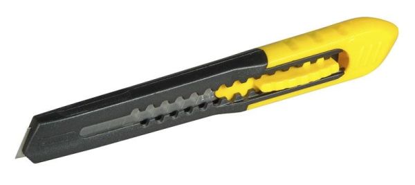 Ніж Stanley SM, сегментоване лезо 9мм, корпус пластик, 130мм