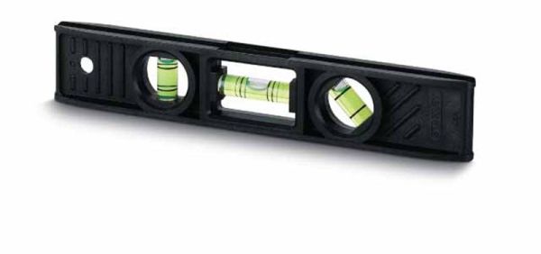 Рівень Stanley Torpedo, 20см, 3 капсули, ABS-пластик