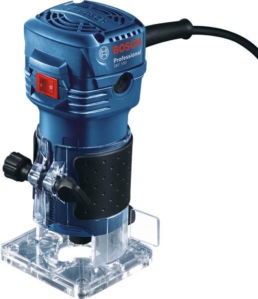 Фрезер Bosch Professional GKF 550 550Вт цанга 6мм 33000об/хв 0.89кг