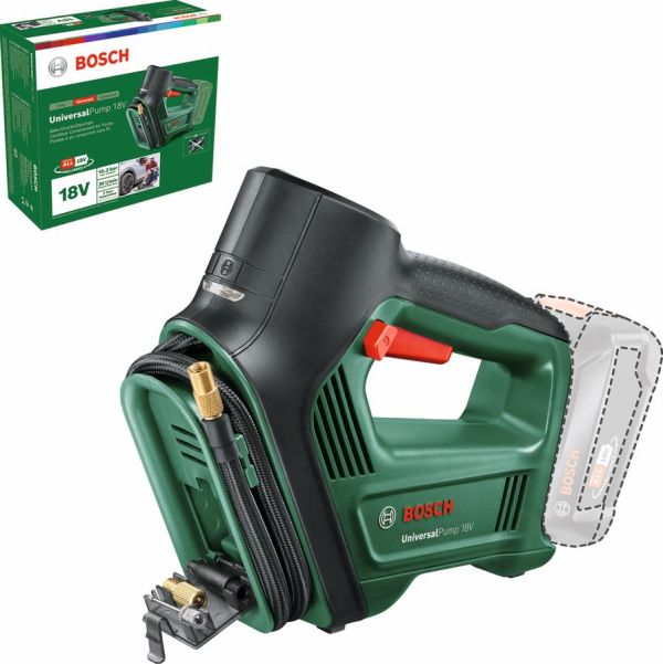 Компресор автомобільний акумуляторний Bosch UniversalPump, 18В, без АКБ та ЗП