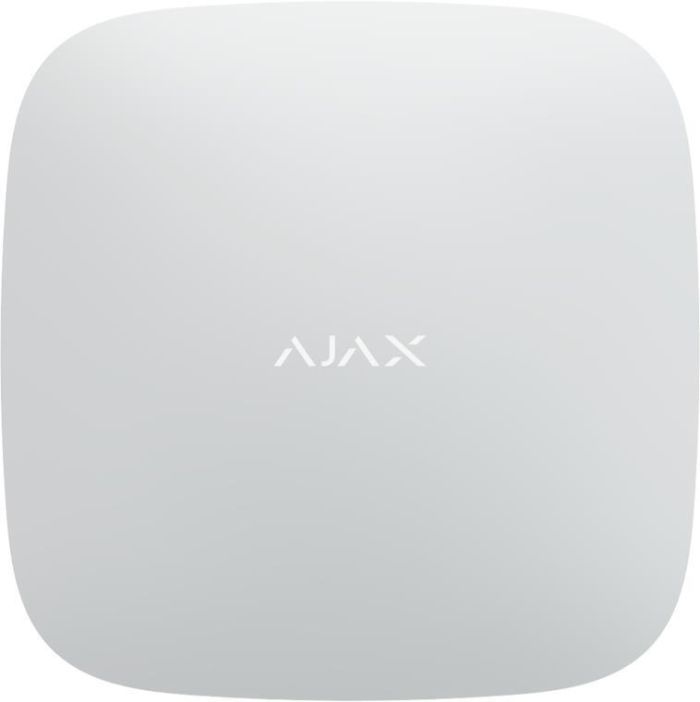 Інтелектуальна централь Ajax Hub 2, gsm, ethernet, jeweller, бездротова, білий
