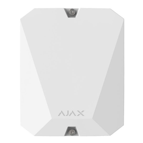 Модуль для інтеграції сторонніх провідних пристроїв Ajax MultiTransmitter, Jeweller, бездротовий, білий