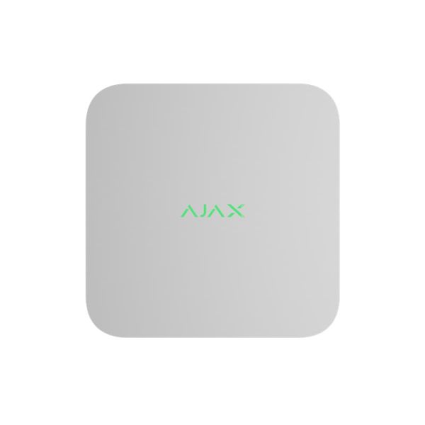 Мережевий відеореєстратор Ajax NVR DC white, 16 каналів, 12V, білий