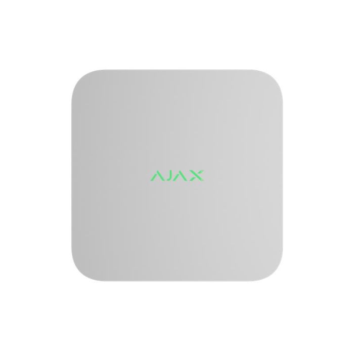 Мережевий відеореєстратор Ajax NVR DC white, 8 каналів, 12V, білий