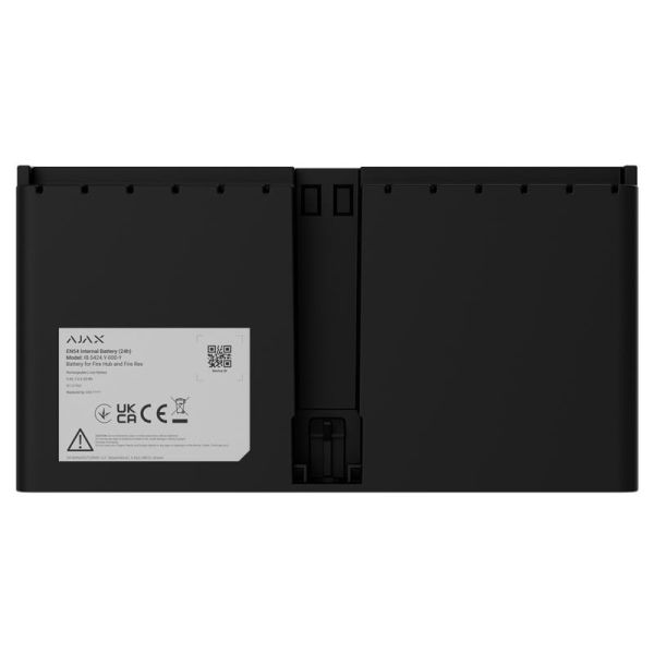 Акумулятор Ajax EN54 Internal Battery 24h black, для Ajax Fire Hub і Ajax Fire Rex, 24 год, EN54, чорний