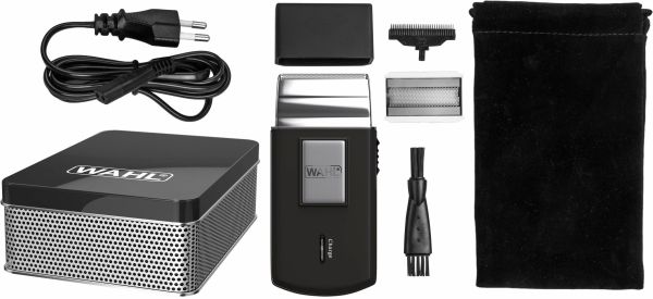 Бритва електр. WAHL сіткова Travel Shaver,  бритв.головок-1, сух., тример, чорний