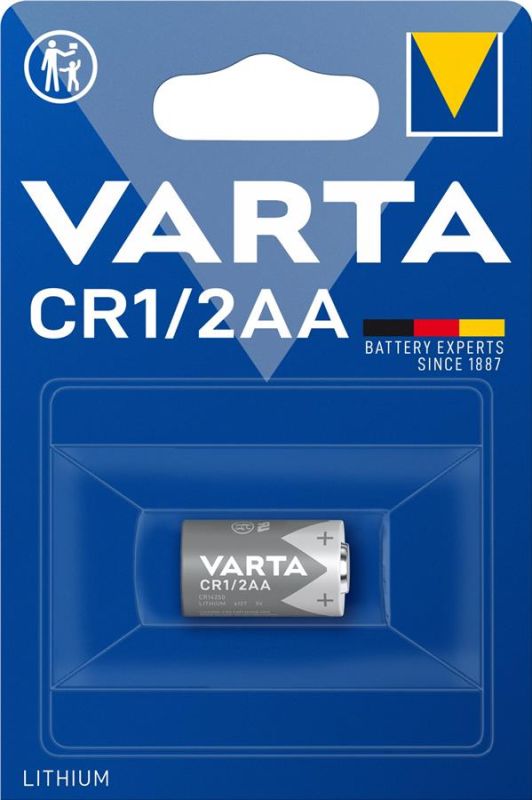 Батарейка Varta літієва  CR1/2AA  блістер, 1 шт