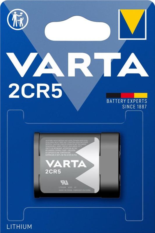 Батарейка Varta літієва 2CR5 блістер, 1 шт