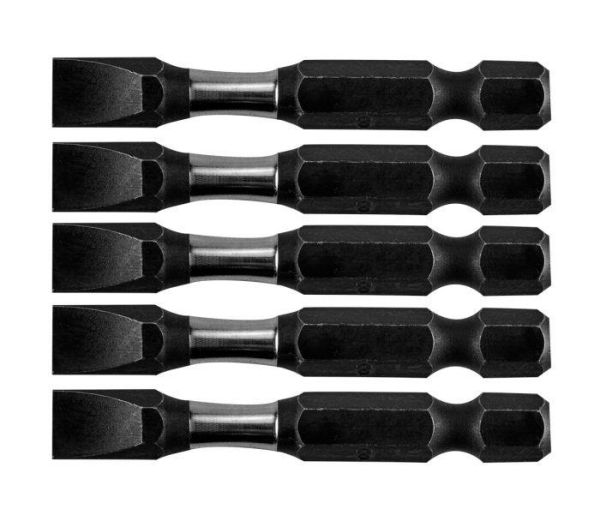Біти Neo Tools 1/4", ударні, SL8х50мм, сталь S2, набір 5шт