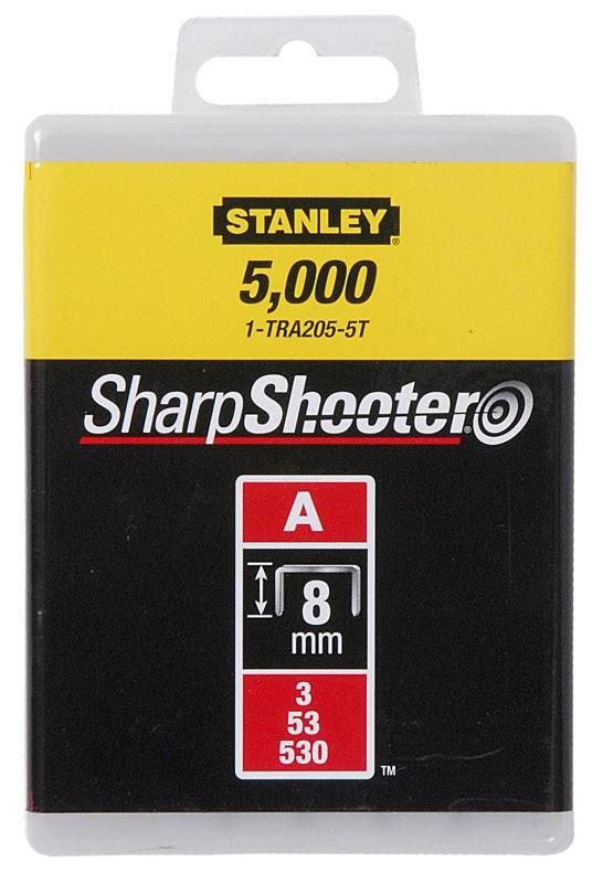 Скоби Stanley "Light Duty", тип А, 8мм, 1000шт