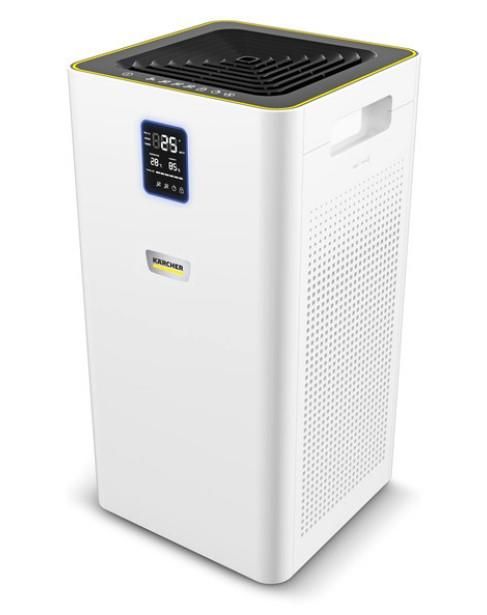 Очищувач повітря Karcher AF 50, 50м2, 520м3/год, дисплей, 2 HEPA фільтри, 4 режими,  інд. забр-ння, білий
