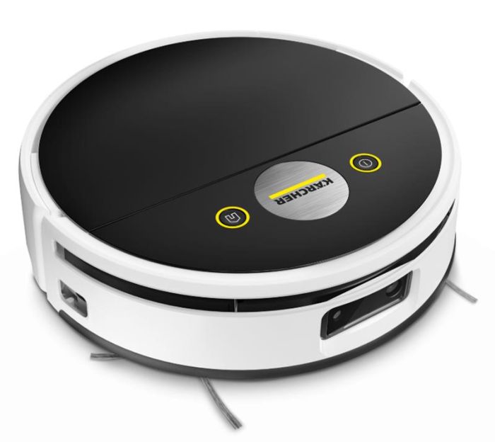 Робот-пилосос karcher RVF 7, h=10.5см, вологе прибирання, конт пил -250л, вода -0.30л, Bluetooth, білий