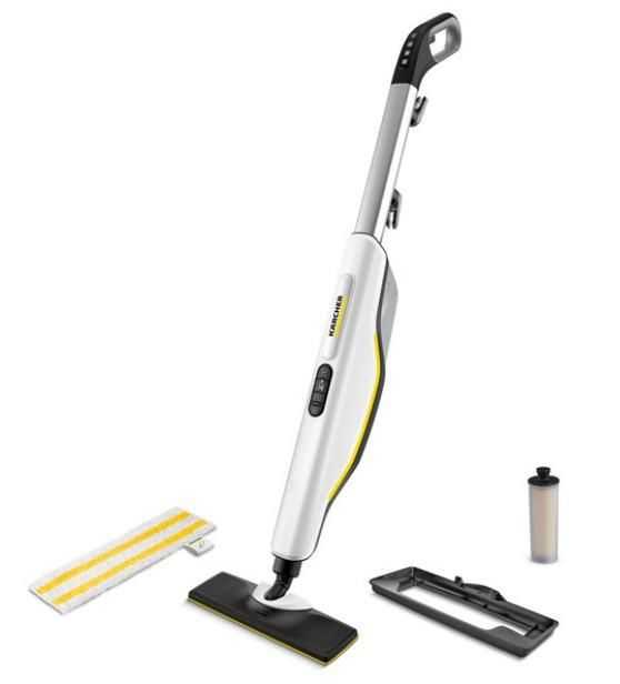 Пароочисник Karcher SC 3 Upright, 1900Вт, 1000мл, 3.5Бар, (парова швабра), білий