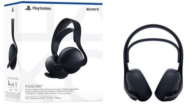 Гарнітура PlayStation PULSE Elite, WL, Midnight Black