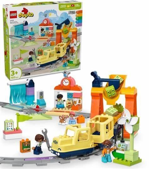 Конструктор LEGO DUPLO Town Великий інтерактивний громадський потяг
