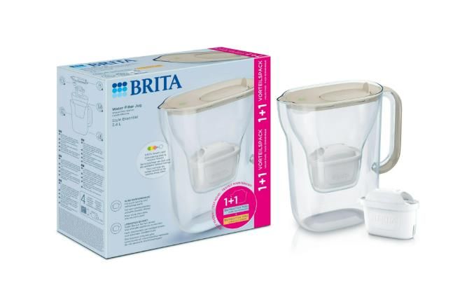 Фільтр-глечик Brita Style Essential MXPro 2.4л (1.4л очищеної води) + 2 картриджа пісочний