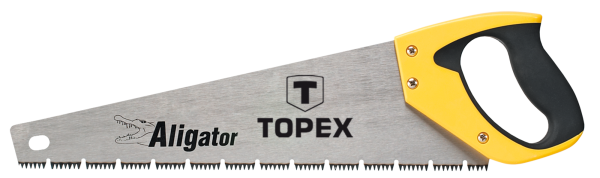 Ножівка по дереву TOPEX Aligator, 400мм, 7TPI