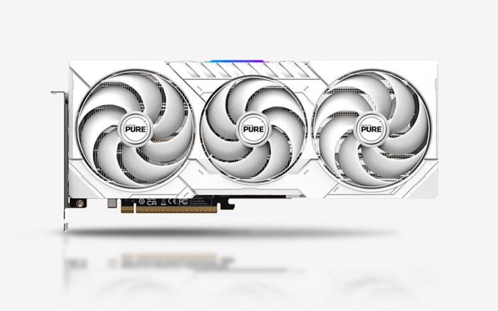 Відеокарта SAPPHIRE Radeon RX 9070 XT 16GB GDDR6 PURE GAMING OC білий