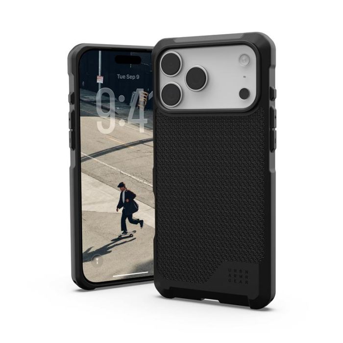 Чохол UAG для iPhone 17 Pro, Metropolis LT MagSafe, Kevlar Black