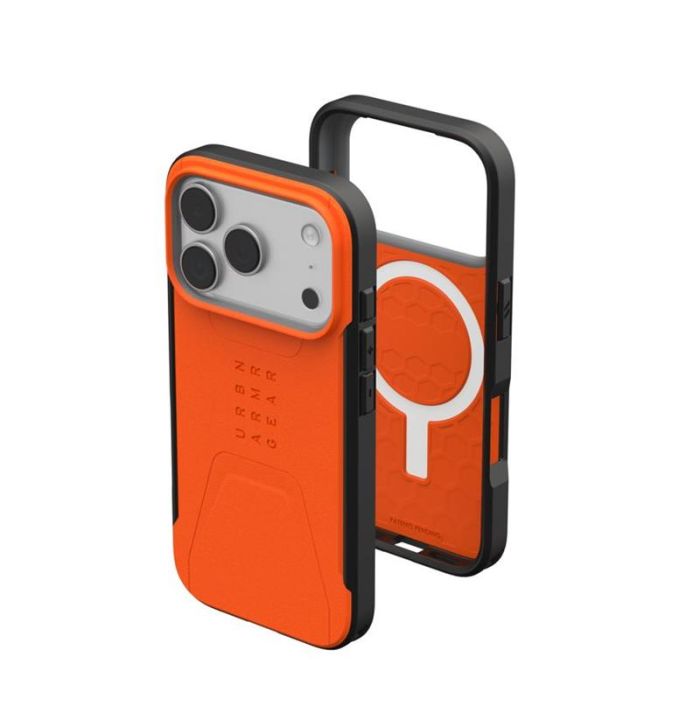 Чохол UAG для iPhone 18/17 Pro, Civilian MagSafe, Orange