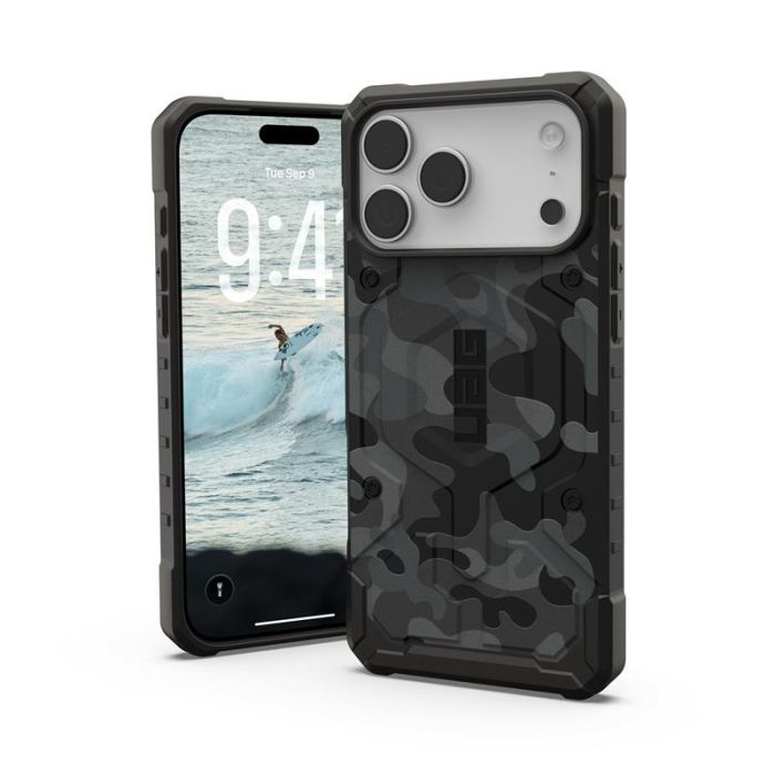 Чохол UAG для iPhone 17 Pro, Pathfinder MagSafe SE, Midnight Camo
