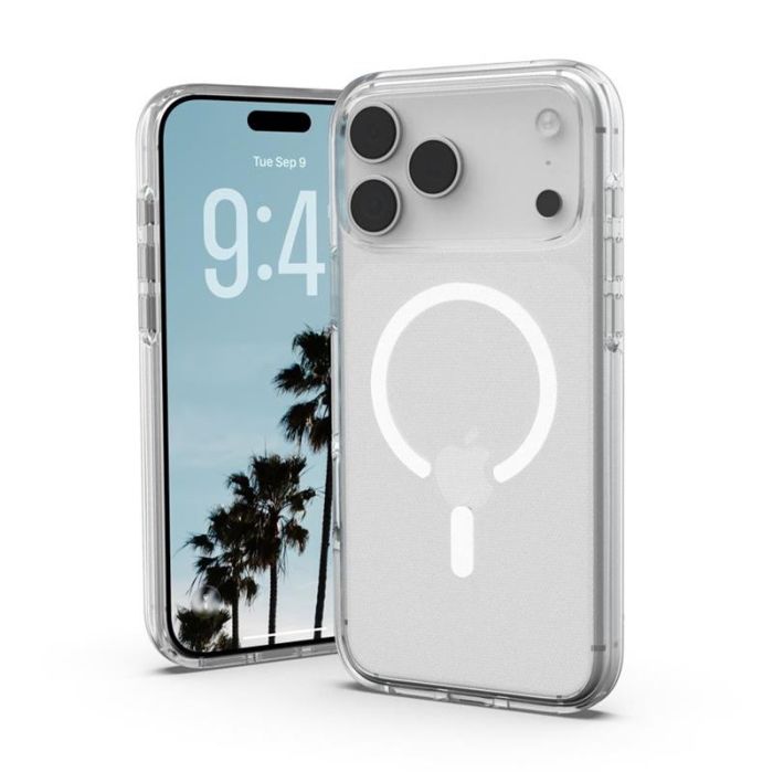 Чохол UAG для iPhone 17 Pro, Scout Clear MagSafe, Ice/White