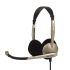Гарнітура комп'ютерна стерео On-ear Koss CS100 2x3.5мм, Uni Mic, 2.4м, Бежевий