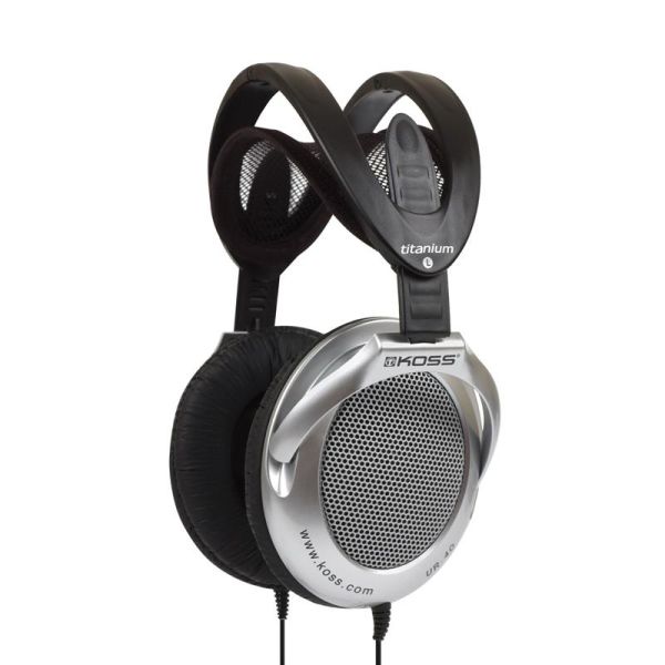 Навушники Over-ear Koss UR40 3.5 mini-jack, 2.4м, Сірий