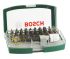 Біти Bosch Professional магнітний бітотримач, SL,PH,PZ,H,T,TT, 25мм, кейс, набір 32шт