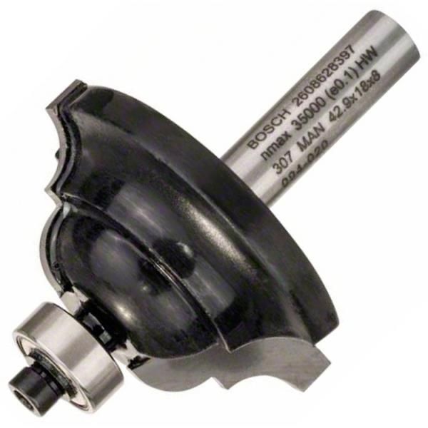 Фреза профільна D Bosch Professional Std S8 R6.3 B15 L18