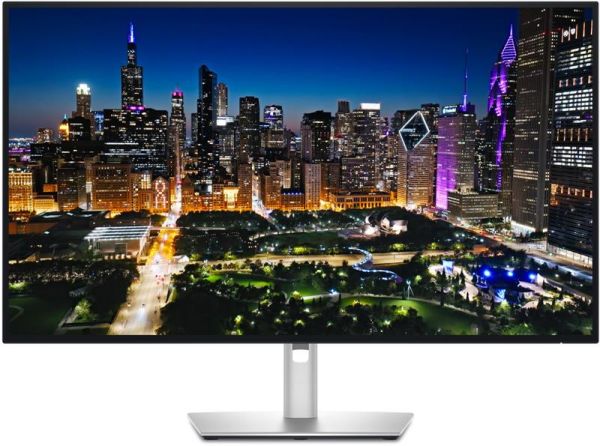 Монітор DELL 31.5" U3225QE HDMI, 2xDP, USB-C, Thunderbolt, RJ-45, IPS Black, 3840x2160, 120Hz, sRGB 100%, Delta E<1.5, Pivot, HDR600, Light Sensor