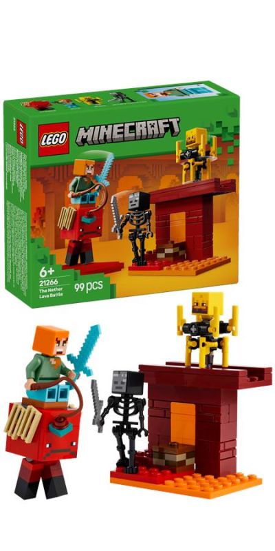Конструктор LEGO Minecraft Битва з лавою у Незері