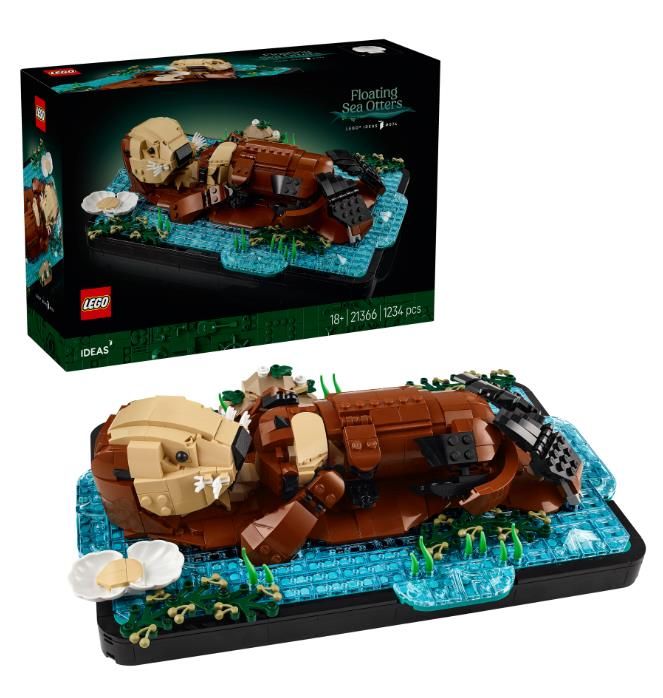 Конструктор LEGO Ideas Пливучі морські видри