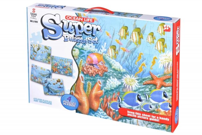 Пазл Same Toy Підводний світ 218ел, 4шт