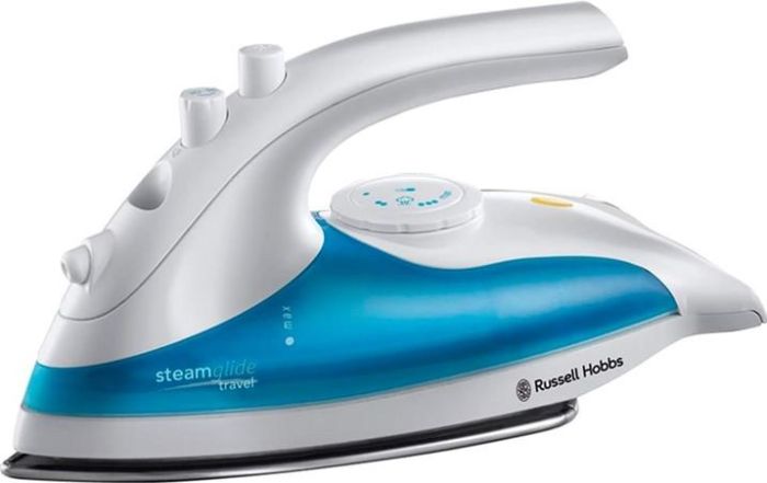Праска Russell Hobbs дорожній, 760Вт, 80мл, нерж. сталь, блакитна