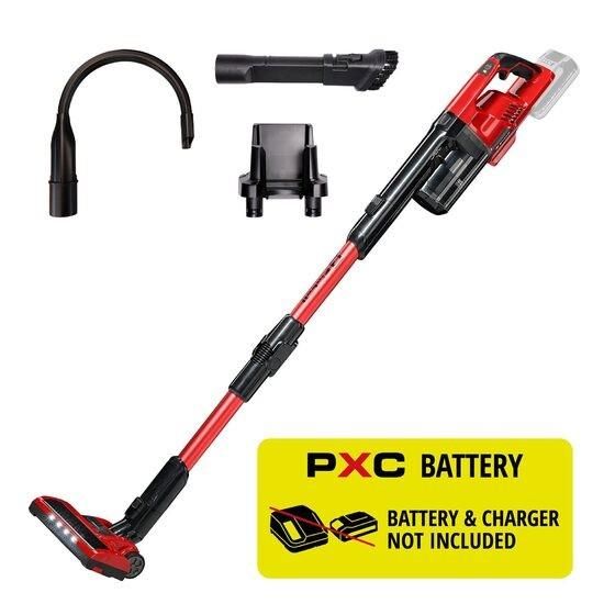 Пилосос акумуляторний Einhell TE-SV 18 Li-FLX - Solo 18В 120мбар контейнер 0.6л LED 1.05кг без АКБ та ЗП