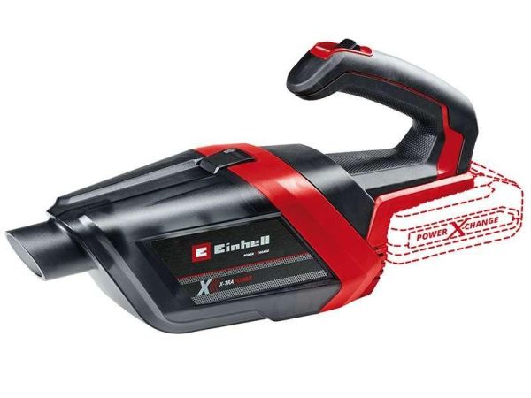 Пилосос професійний акумуляторний Einhell TE-HV 18/06 Li - Solo 18В 72мБар контейнер 0.6л 0.95кг без АКБ та ЗП