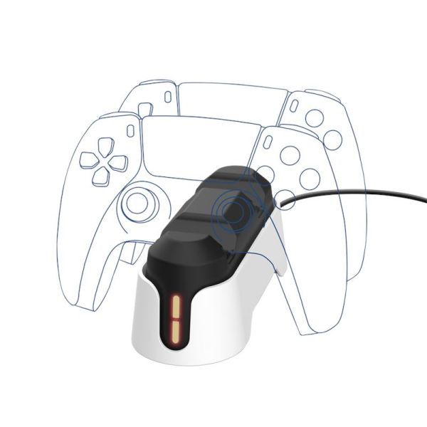 Зарядна станція для геймпадів Trust GXT 228 for PS5, білий