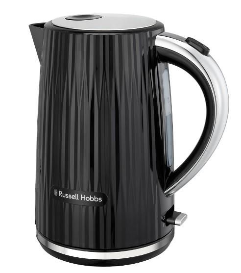 Електрочайник Russell Hobbs Eden, 1.7л, нержавіюча сталь, пластик, чорний