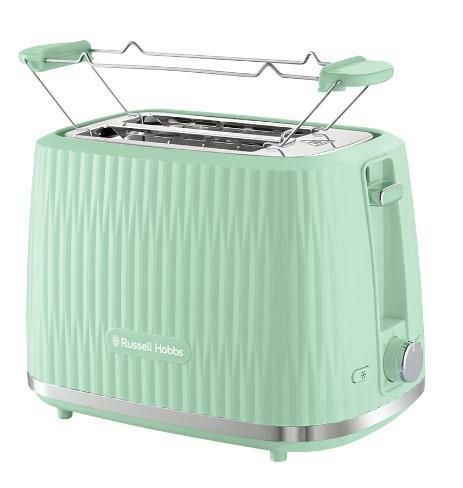 Тостер  Russell Hobbs Eden 800Вт, пластик, підігрів,разморозка, фісташковий