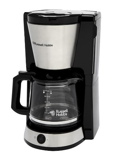 Кавоварка Russell Hobbs Heaton, 1.25л, мелена, чорно-срібний