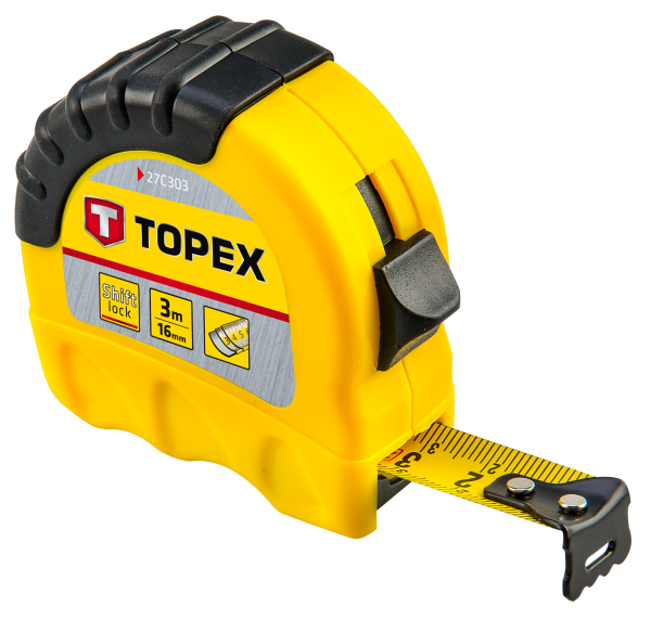 Рулетка TOPEX, 3мх16мм