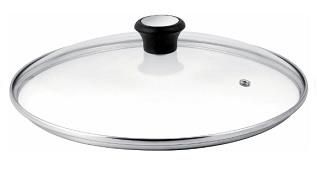 Кришка скляна Tefal, 20см, скло, пластик