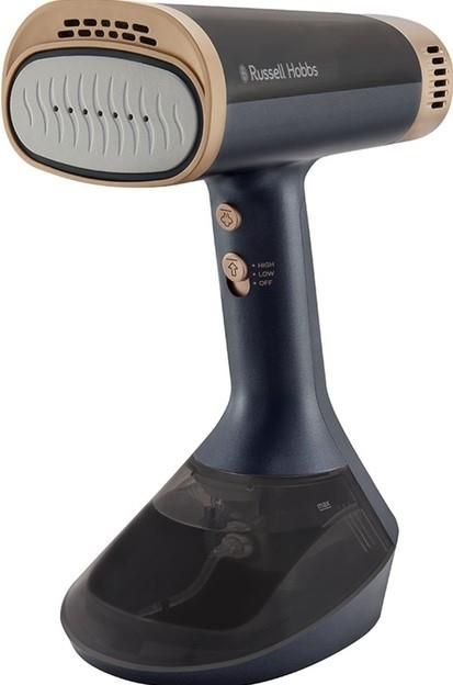 Відпарювач Russell Hobbs Genie VacuSteam, 1800Вт, 200мл, паровий удар -20гр, верт. відпарювання, керам. підошва, синій