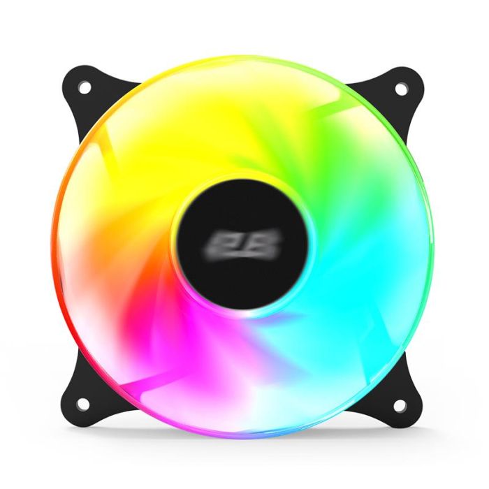 Корпусний вентилятор 2E GAMING Air Cool ACF120VRB-ARGB 120мм, 1200rpm, 4pin, 23dBa, reversed, чорний