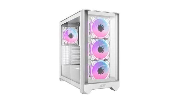 Корпус 2E GAMING Dominator Pro G2302W без БЖ 2xUSB3.0, 1xUSBType-C, 4x120мм ARGB, VGA 380мм, LCS ready, контролер з пультом, TG Side Panel, TG/Mesh Front panel,