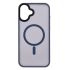 Чохол 2Е Basic для  iPhone 16 Plus, Soft Touch MagSafe Cover, синій світлий