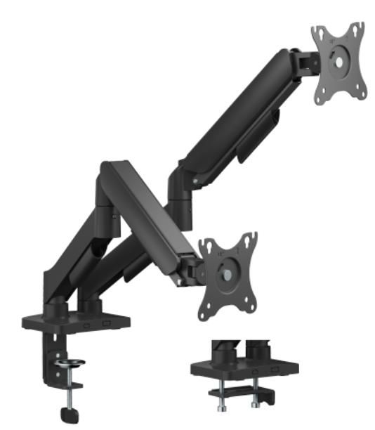 Кріплення моніторів настільне 2E Rauprigsi, 19"- 32", 2х8кг