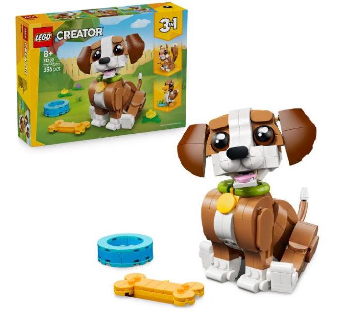 Конструктор LEGO Creator Чарівні тварини: грайливе цуценя
