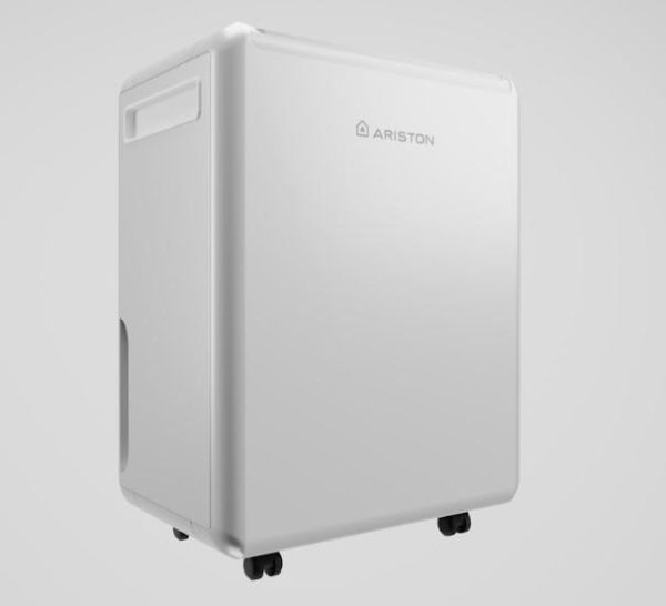 Осушувач повітря Ariston Deos EVO 12, 12л.на добу, 35м.кв , 130м3/год, 210Вт, ел.кер-ня, дисплей, таймер, авто вимк., білий